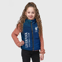 Детский жилет Liverpool Соты Абстракция, цвет: 3D-черный — фото 2