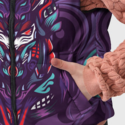 Детский жилет Японский стиль- узорная маска, цвет: 3D-светло-серый — фото 2