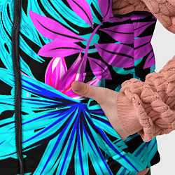 Детский жилет Palm branches, цвет: 3D-светло-серый — фото 2