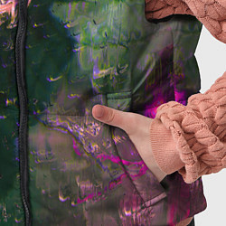 Детский жилет Абстрактные краски и силуэты, цвет: 3D-красный — фото 2