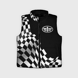 Детский жилет FAW racing flag, цвет: 3D-черный