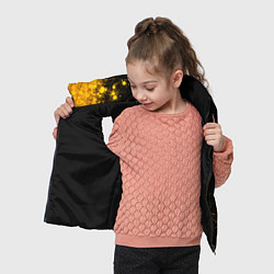 Детский жилет Beastars - gold gradient: по-вертикали, цвет: 3D-черный — фото 2