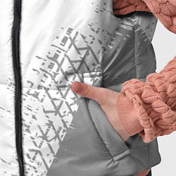 Детский жилет Chery speed на светлом фоне со следами шин: надпис, цвет: 3D-черный — фото 2