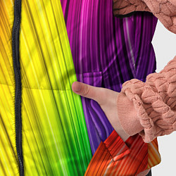 Детский жилет Multicolored ribbons, цвет: 3D-светло-серый — фото 2