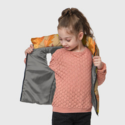 Детский жилет Осенняя атмосфера, цвет: 3D-светло-серый — фото 2