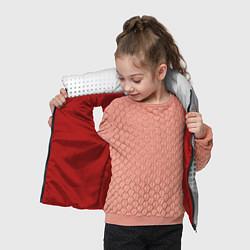 Детский жилет Стальной градиент, цвет: 3D-красный — фото 2