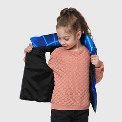 Детский жилет Неоновый туннель, цвет: 3D-черный — фото 2