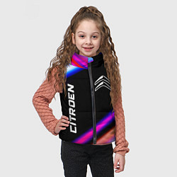Детский жилет Citroen speed lights, цвет: 3D-черный — фото 2
