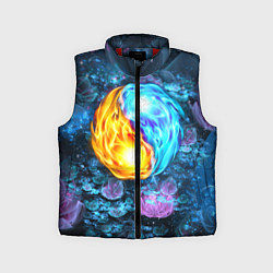 Детский жилет Инь Ян, цвет: 3D-красный