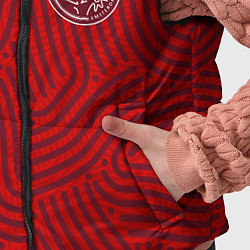 Детский жилет Ajax отпечатки, цвет: 3D-красный — фото 2