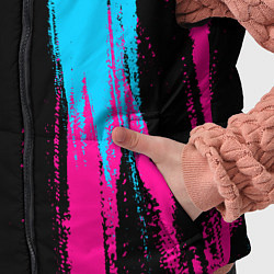 Детский жилет Bayer 04 - neon gradient: по-вертикали, цвет: 3D-черный — фото 2