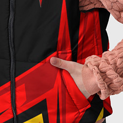 Детский жилет Тесла - Оранжевая спортивная, цвет: 3D-светло-серый — фото 2