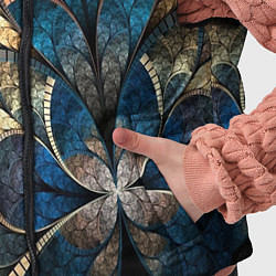 Детский жилет Древний витраж, цвет: 3D-светло-серый — фото 2