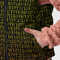 Детский жилет Золотой рунический алфавит, цвет: 3D-красный — фото 2