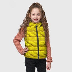 Детский жилет Жёлтый свитер - Осень-Зима 2028, цвет: 3D-светло-серый — фото 2