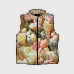 Детский жилет Салат оливье, цвет: 3D-светло-серый