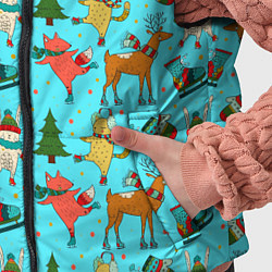 Детский жилет Animals on the rink, цвет: 3D-светло-серый — фото 2