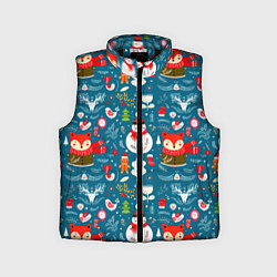 Детский жилет New Years holiday, цвет: 3D-черный