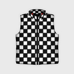 Детский жилет Шахматная доска, цвет: 3D-красный