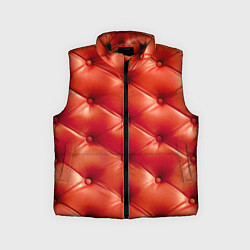 Детский жилет Quilted furniture leather, цвет: 3D-черный