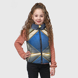 Детский жилет Киберкостюм с подсветкой, цвет: 3D-светло-серый — фото 2
