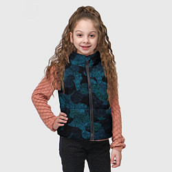 Детский жилет Камуфляж тёмно-синий, цвет: 3D-черный — фото 2
