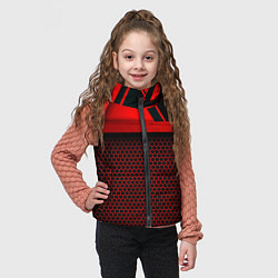 Детский жилет Стиль cyberpunk из игры, цвет: 3D-красный — фото 2