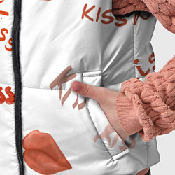 Детский жилет Поцелуйчики, цвет: 3D-красный — фото 2