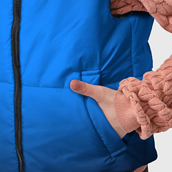 Детский жилет Лазурный фон и черная виньетка, цвет: 3D-черный — фото 2