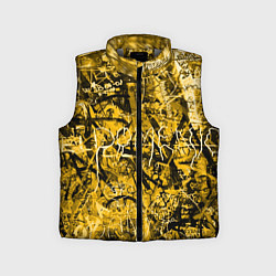 Детский жилет Желтый хаос