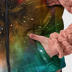 Детский жилет Бескрайний космос - неон, цвет: 3D-черный — фото 2