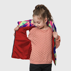 Детский жилет Нейро геометрический паттерн, цвет: 3D-красный — фото 2