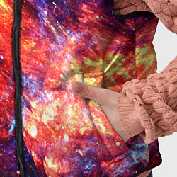 Детский жилет Космическое сияние ночь, цвет: 3D-красный — фото 2