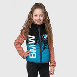 Детский жилет Bmw голубые брызги, цвет: 3D-красный — фото 2
