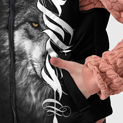Детский жилет Волк с узором, цвет: 3D-светло-серый — фото 2