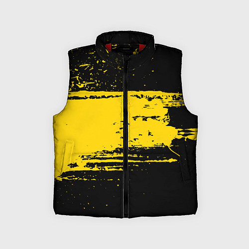 Детский жилет Желтое граффити / 3D-Красный – фото 1