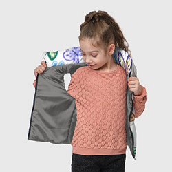 Детский жилет Стая водных бабочек, цвет: 3D-светло-серый — фото 2