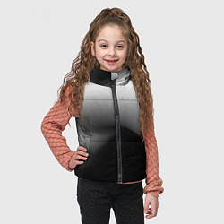 Детский жилет Градиент черный, цвет: 3D-черный — фото 2