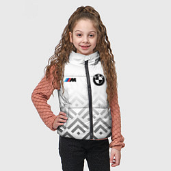 Детский жилет BMW m power - белый, цвет: 3D-светло-серый — фото 2