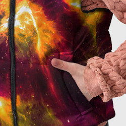 Детский жилет Небула в космосе разноцветная - нейронная сеть, цвет: 3D-светло-серый — фото 2