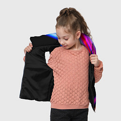 Детский жилет Infiniti speed lights, цвет: 3D-черный — фото 2