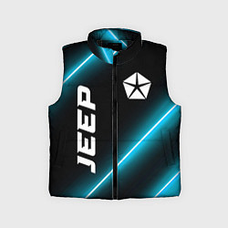 Детский жилет Jeep неоновые лампы, цвет: 3D-черный
