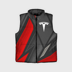 Детский жилет Tesla sports racing, цвет: 3D-черный