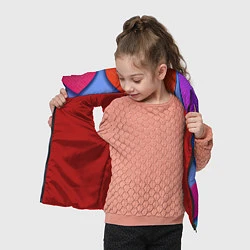 Детский жилет Паттерн сердечки, цвет: 3D-красный — фото 2