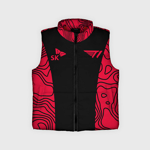 Детский жилет T1 форма red / 3D-Красный – фото 1