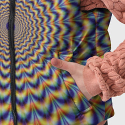 Детский жилет Гипнотический рисунок, цвет: 3D-черный — фото 2