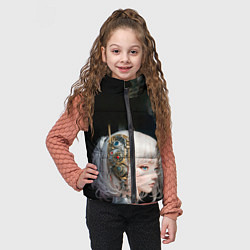 Детский жилет Девушка андроид, цвет: 3D-черный — фото 2