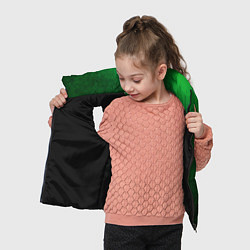 Детский жилет Токсичный градиент, цвет: 3D-черный — фото 2