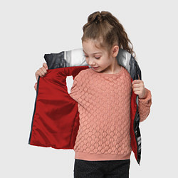 Детский жилет Кибернетический ксеноморф, цвет: 3D-красный — фото 2