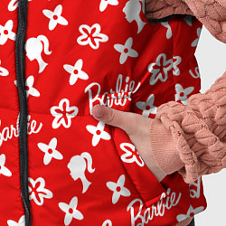Детский жилет Барби паттерн красный, цвет: 3D-черный — фото 2